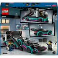 Miniatyrbild 6 av 6: LEGO® 60406 City racerbil och biltransport lastbil, leksak med fordon, förarminifigurer
