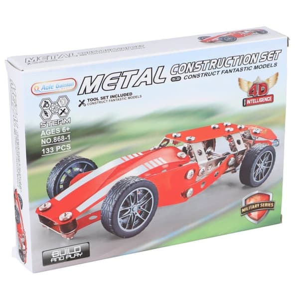 Metal Race Car Construction Kit