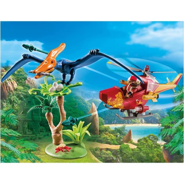 Playmobil 9430 The Explorers Helikopter med Pteranodon