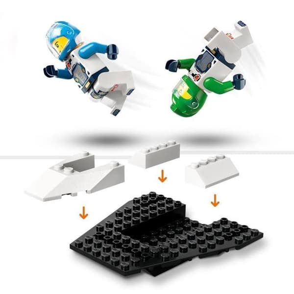 LEGO® 60429 City Skeppet och upptäckten av asteroiden, leksak med 2 astronautminifigurer och utomjordisk figur