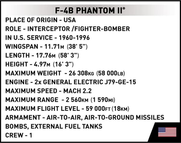 Cobi F-4 Phantom II - USS Midway