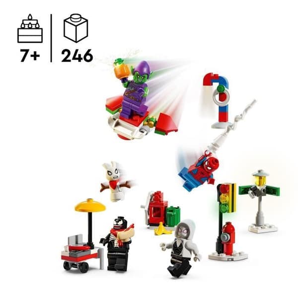LEGO® Marvel 76293 Spider-Man adventskalender 2024 - Festpresent till barn