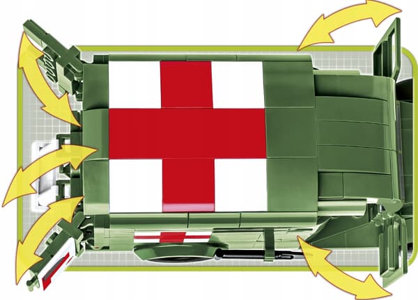 COBI 2257 LASTBILAMBULANCE WC 54 Personbil