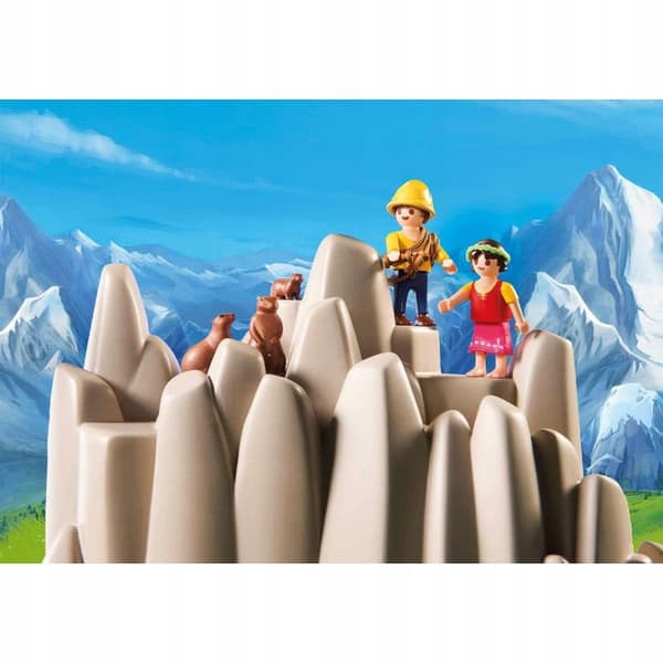 PLAYMOBIL HEIDI 70254 Crystal Lake Village Mountains