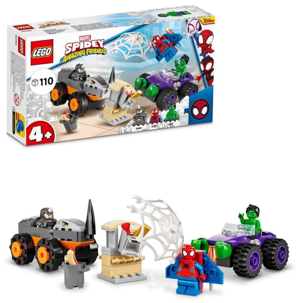 LEGO Marvel Hulk vs Rhino SPIDEY 2 køretøjer 10782
