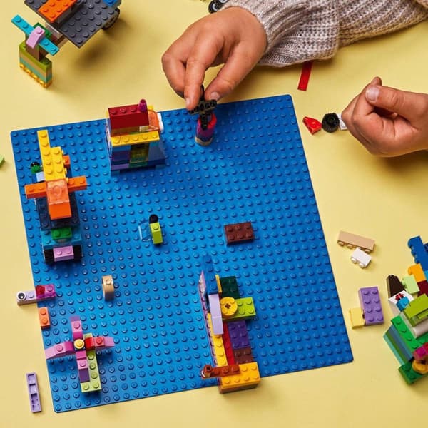 LEGO Classic baseplade base blå 11025