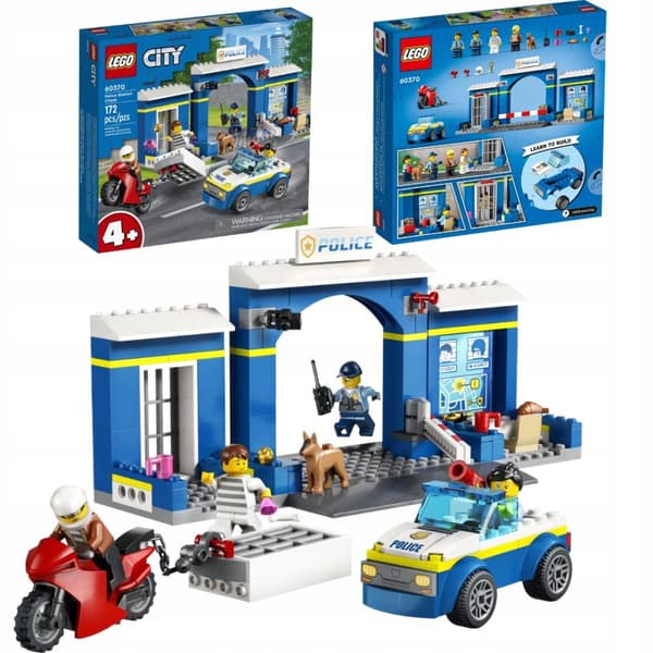 LEGO Cityn poliisiaseman autopoliisiauton moottori 4+ Easy 60370