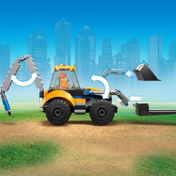 LEGO City 60385 Gravemaskine læssemaskine Bykonstruktion