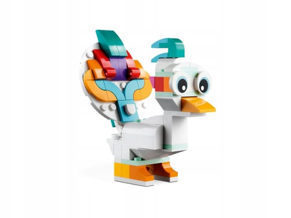 LEGO Creator 3in1 liikkuva yksisarvinen hevonen riikinkukko 3in1 31140