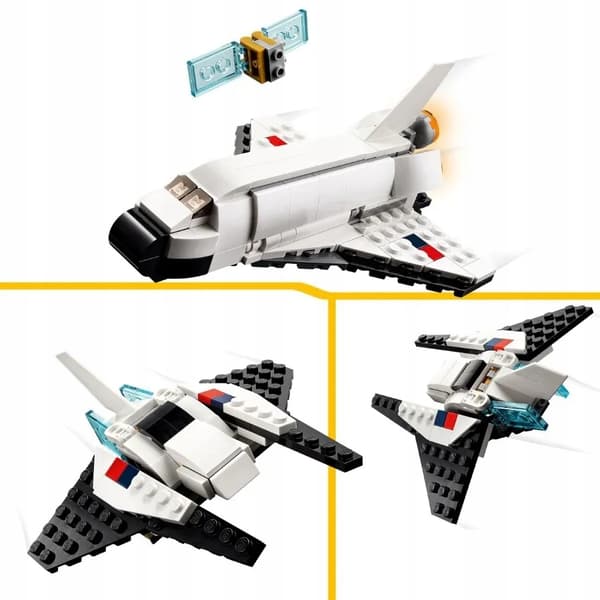 LEGO Creator Space Shuttle Astronaut 3i1 31134