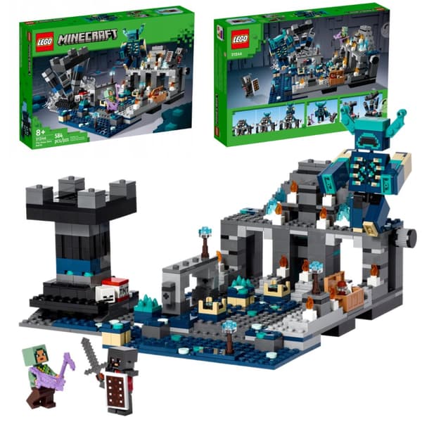 LEGO Minecraft 21246 DARK DEPTH BATTLE City