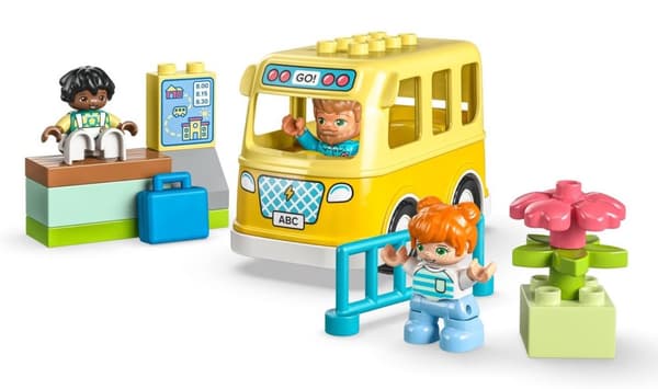 LEGO Duplo bil skolbuss 3 figurer 2+ 10988
