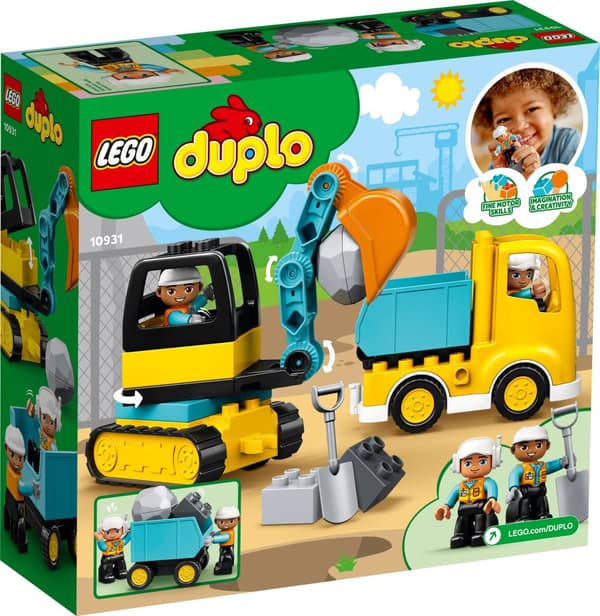 LEGO Duplo 10931 Lastbil- og larvebåndsgravemaskine