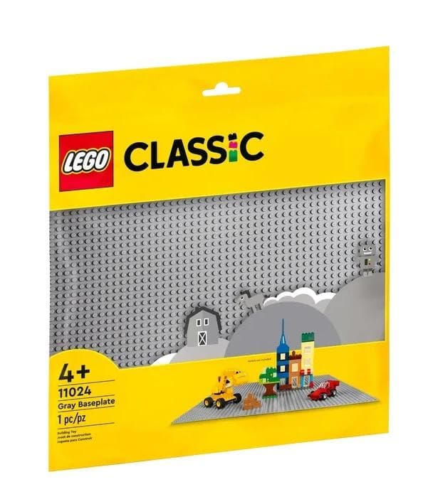 Lego Grå bundplade Base Large 11024