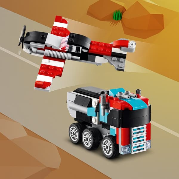 LEGO Creator 3in1 31146 billastbil helikopter tankvogn SUV-fly