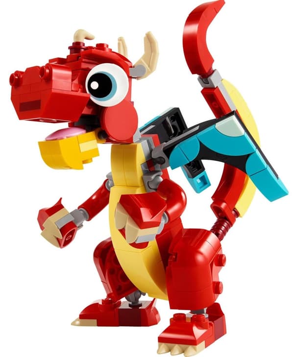 LEGO Creator 3i1 31145 Posable figurer Red Dragon Phoenix Fish 3i1