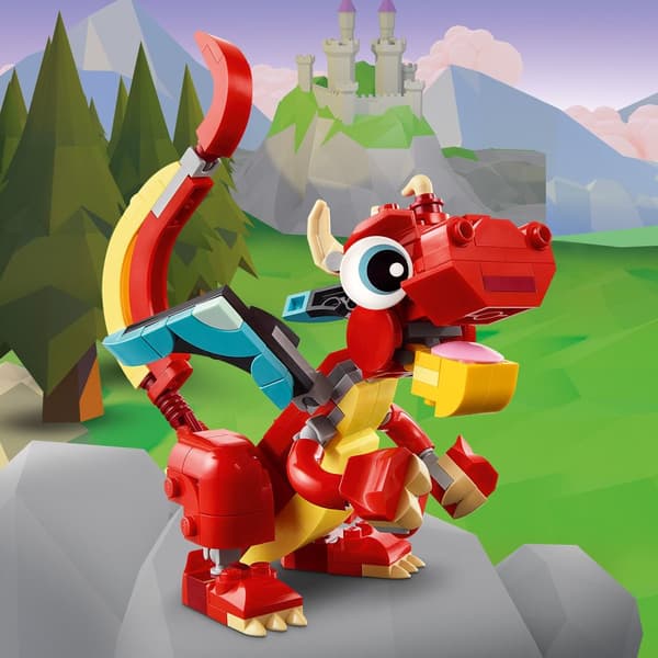 LEGO Creator 3i1 31145 Posable figurer Red Dragon Phoenix Fish 3i1