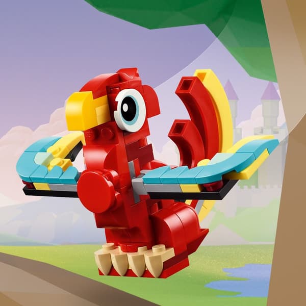 LEGO Creator 3i1 31145 Posable figurer Red Dragon Phoenix Fish 3i1