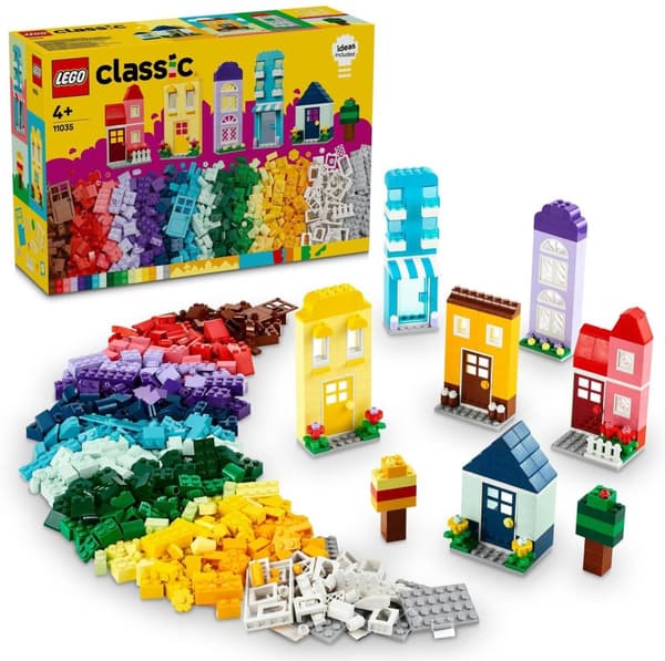 LEGO Classic 11035 Kreativt sæt Huse Hytter Bygninger Døre Vinduer Tilbehør