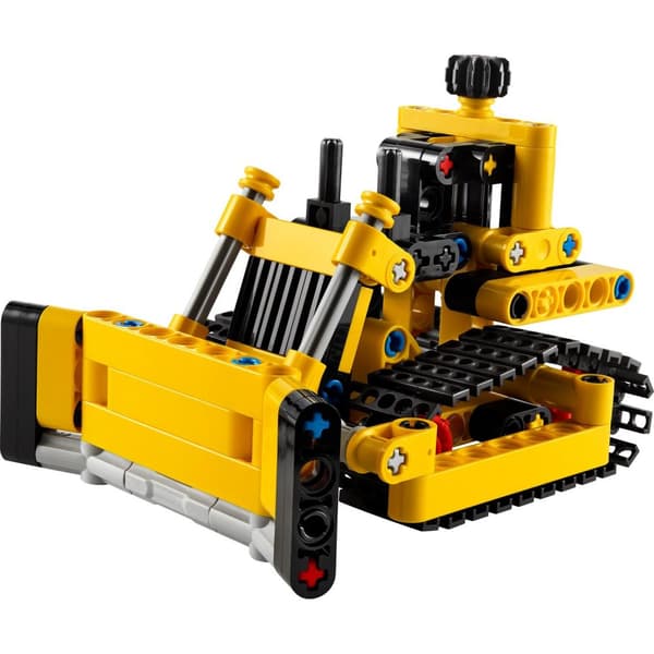 LEGO Technic Heavy Bulldozer 42163 Bulldozer modell på banor Konstruktion
