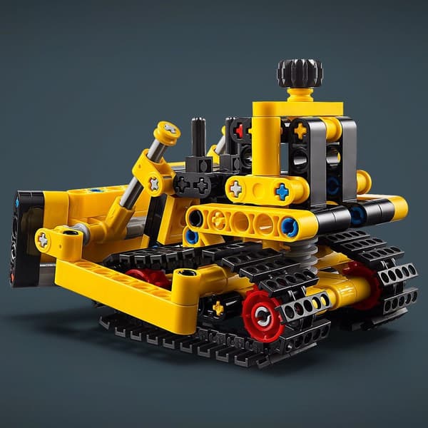 LEGO Technic Heavy Bulldozer 42163 Bulldozer modell på banor Konstruktion