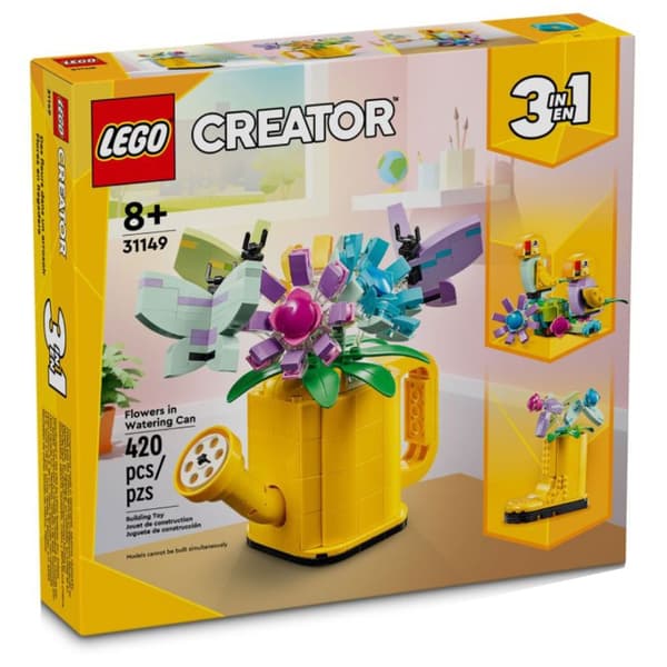 LEGO Creator 3in1 31149 kukkia kastelukannussa Keltainen Wellington Boot Liikkuvat linnut 3in1