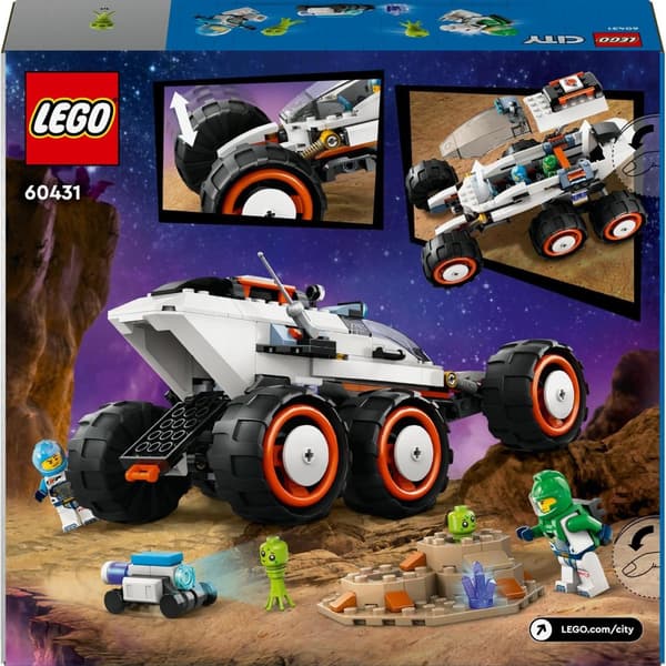 LEGO City Space 60431 Space Rover Vehicle and Space Life Research