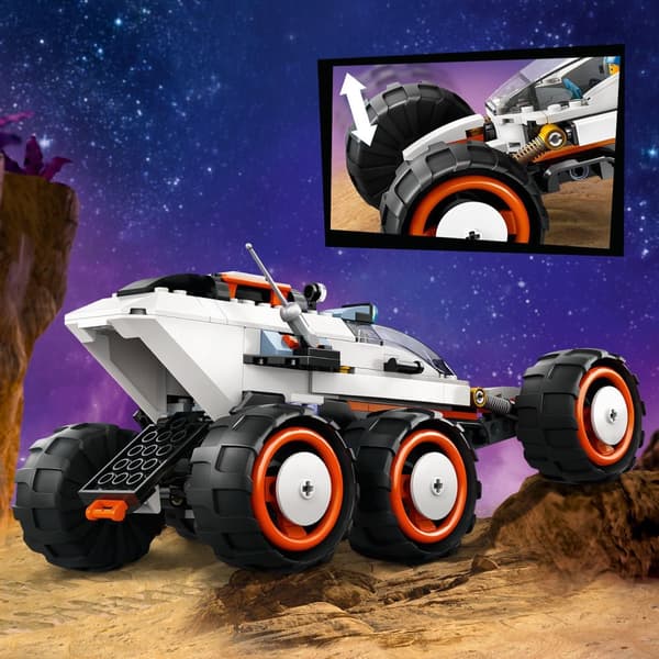 LEGO City Space 60431 Space Rover Vehicle and Space Life Research
