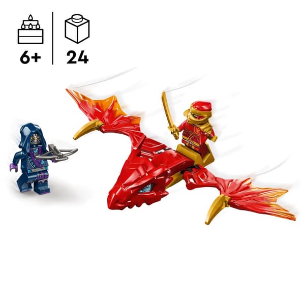 LEGO Ninjago Kai and the Dragon Attack 71801 Rise of the Dragons Golden Tail Guardian