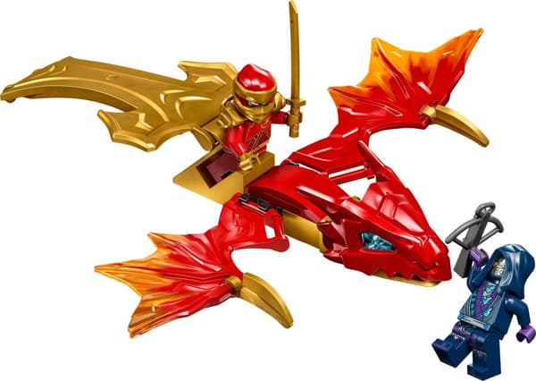LEGO Ninjago Kai and the Dragon Attack 71801 Rise of the Dragons Golden Tail Guardian