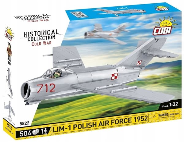 Polske militærblokke Cobi 5822 LIM-1 POLISH AIR FORCE 1952