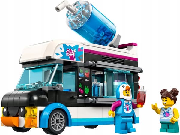 LEGO City 60384 Penguin Slush Truck Car Mobile Shop Car