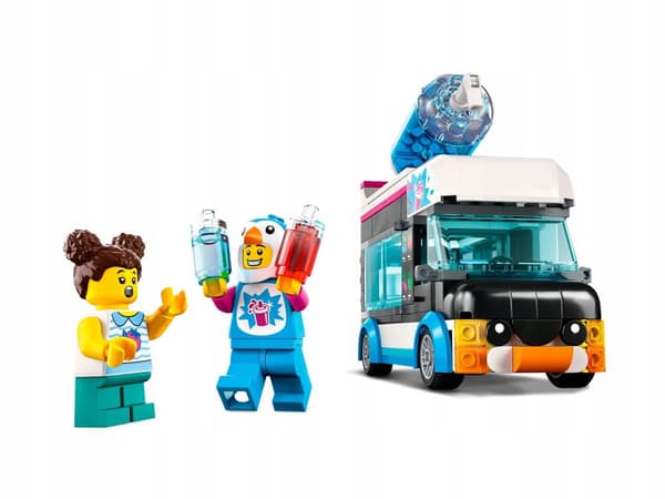 LEGO City 60384 Penguin Slush Truck Car Mobile Shop Car