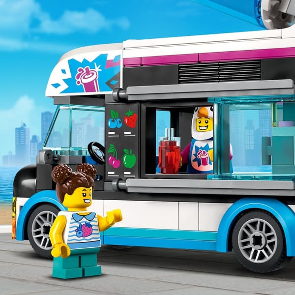 LEGO City 60384 Penguin Slush Truck Car Mobile Shop Car