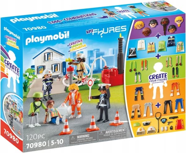 Playmobil My Figures 70980 Redningsaktion 120 stk.
