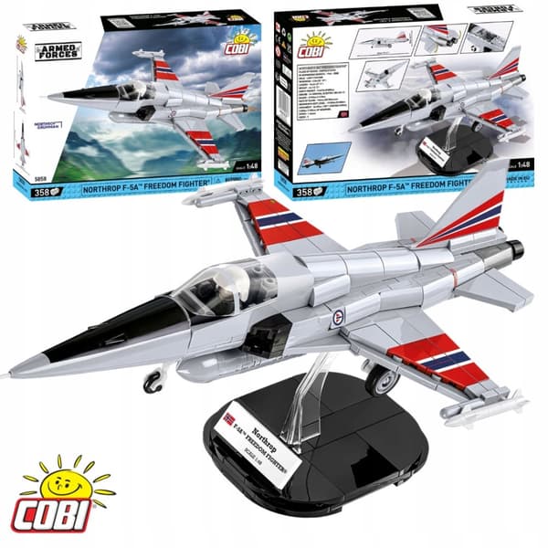 Cobi Military Blocks 5858 modellflygplan Northrop F-5A Freedom Fighter 358EL
