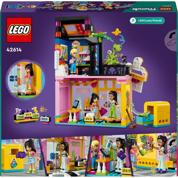 LEGO Friends 42614 käytettyjen vaatteiden kauppa, vintage-muotikauppa