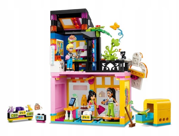LEGO Friends 42614 käytettyjen vaatteiden kauppa, vintage-muotikauppa