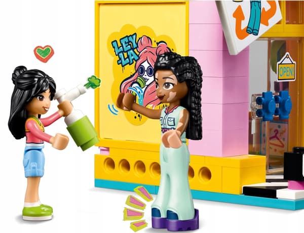 LEGO Friends 42614 käytettyjen vaatteiden kauppa, vintage-muotikauppa