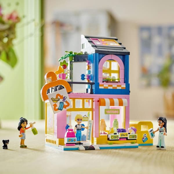 LEGO Friends 42614 käytettyjen vaatteiden kauppa, vintage-muotikauppa
