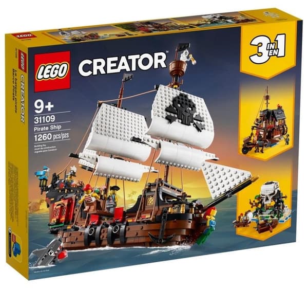 LEGO Creator 3 i 1 31109 Pirate Ship Tavern Skull Island 3in1