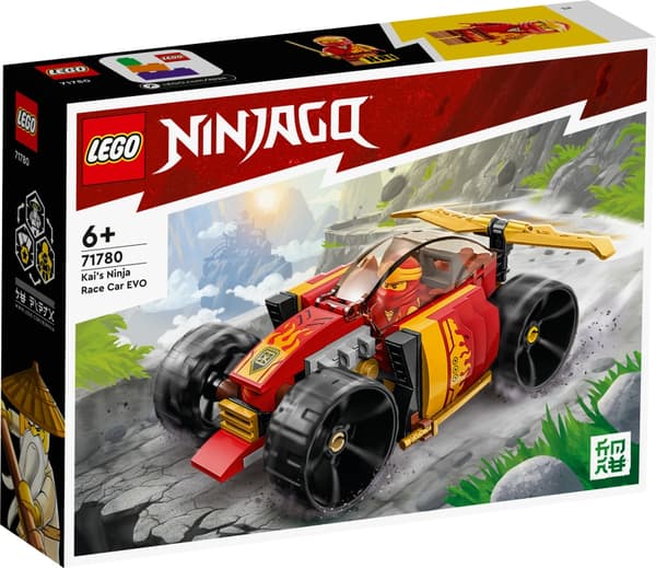 LEGO Ninjago Ninja Racer Kai EVO bilkøretøj + figur 71780
