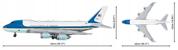 Cobi Yhdysvaltain presidentin lentokone Boeing 747 Air Force One 26610