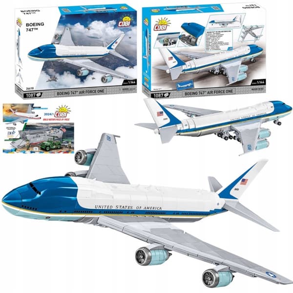 Cobi amerikanske præsidentfly Boeing 747 Air Force One 26610