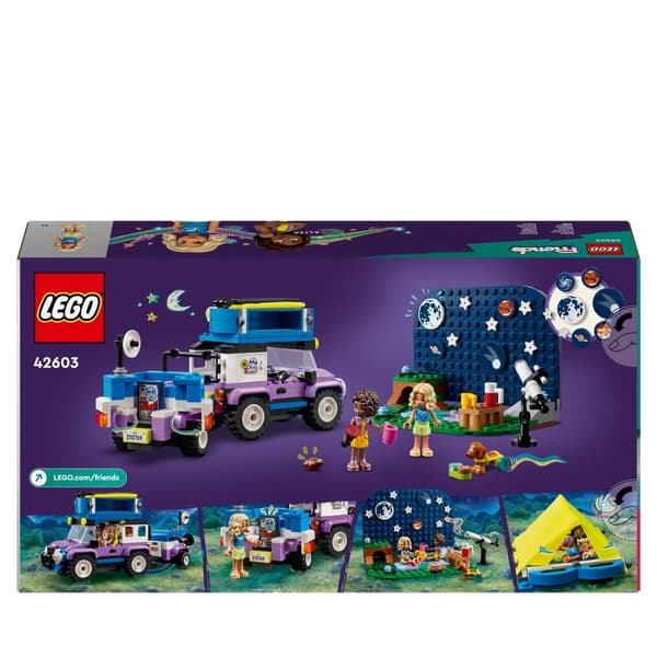 LEGO Friends 42603 Car Camper Star Observatory Car Telt Space