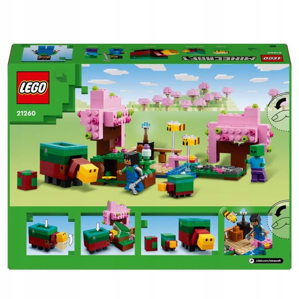 LEGO Minecraft 21260 Cherry Garden Sunny Zombie 2x Bee 2x Sniffer