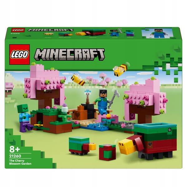 LEGO Minecraft 21260 Cherry Garden Sunny Zombie 2x Bee 2x Sniffer