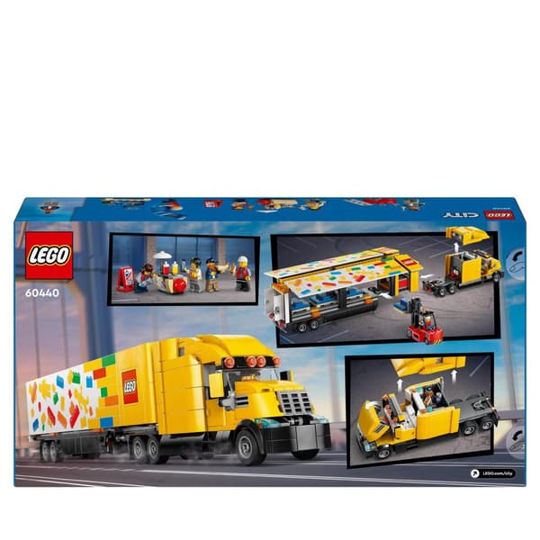 LEGO City 60440 Gul leveringslastbil Bilgaffeltruck 4 figurer