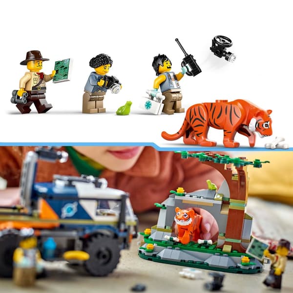 Lego City 60426 Jungle Explorer terrängfordon 3 figurer tigertillbehör