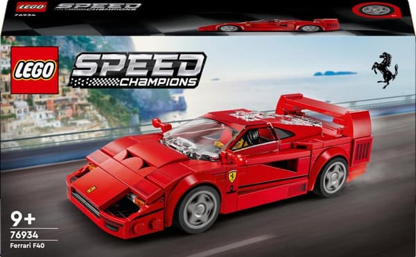 LEGO Speed Champions 76934 Ferrari F40 rød bil